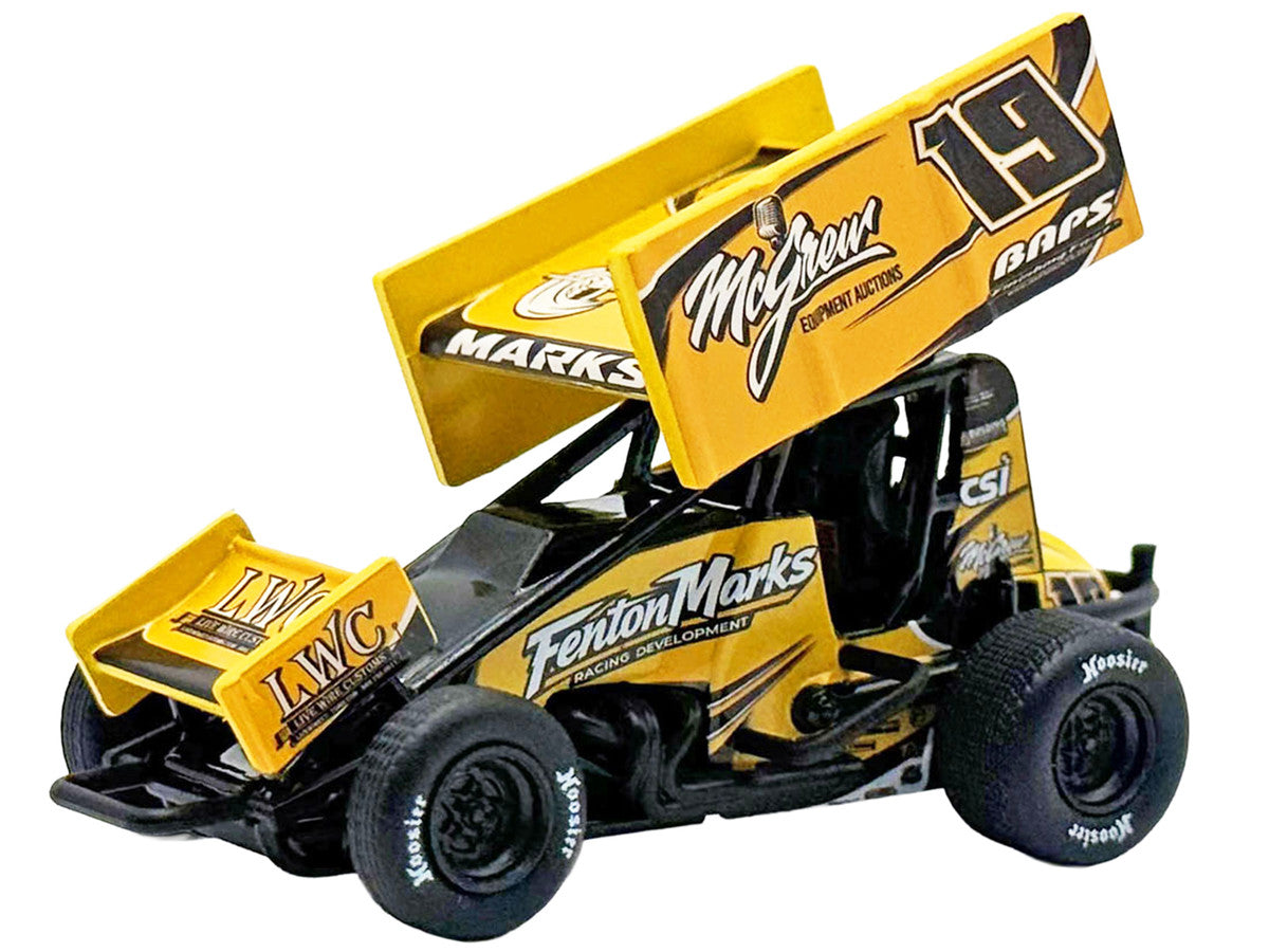 Winged Sprint Car #19 Brent Marks "Fenton Marks Racing" (2026) 1/50 Diecast Model Car by ACME LuxuryLifeWay Online Store