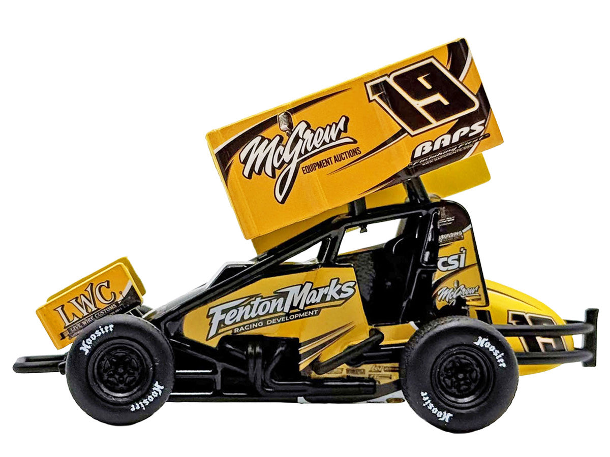 Winged Sprint Car #19 Brent Marks "Fenton Marks Racing" (2026) 1/50 Diecast Model Car by ACME LuxuryLifeWay Online Store