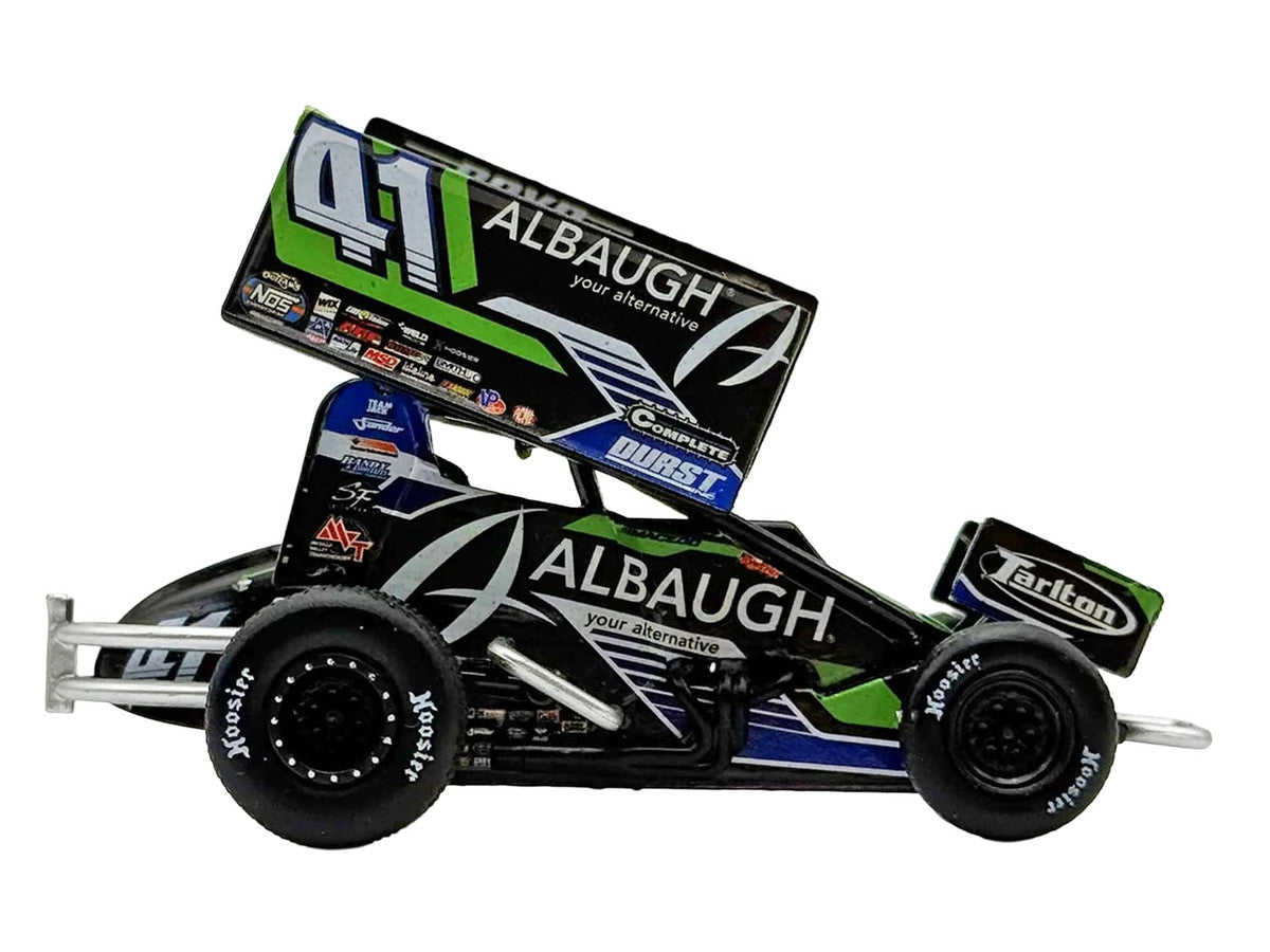 Winged Sprint Car #41 Carson Macedo "Albaugh" Jason Johnson Racing (2026) 1/50 Diecast Model Car by ACME LuxuryLifeWay Online Store