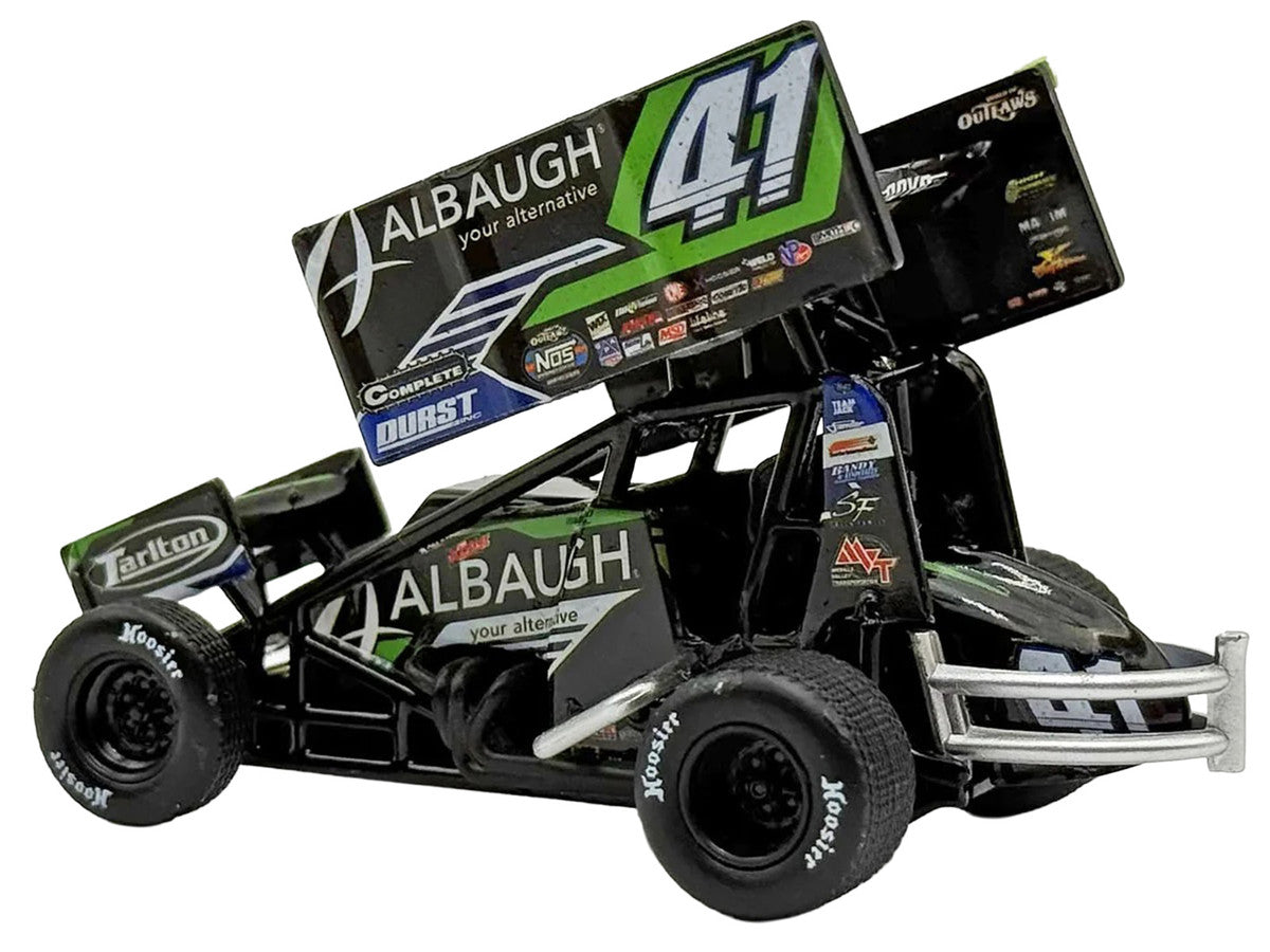 Winged Sprint Car #41 Carson Macedo "Albaugh" Jason Johnson Racing (2026) 1/50 Diecast Model Car by ACME LuxuryLifeWay Online Store