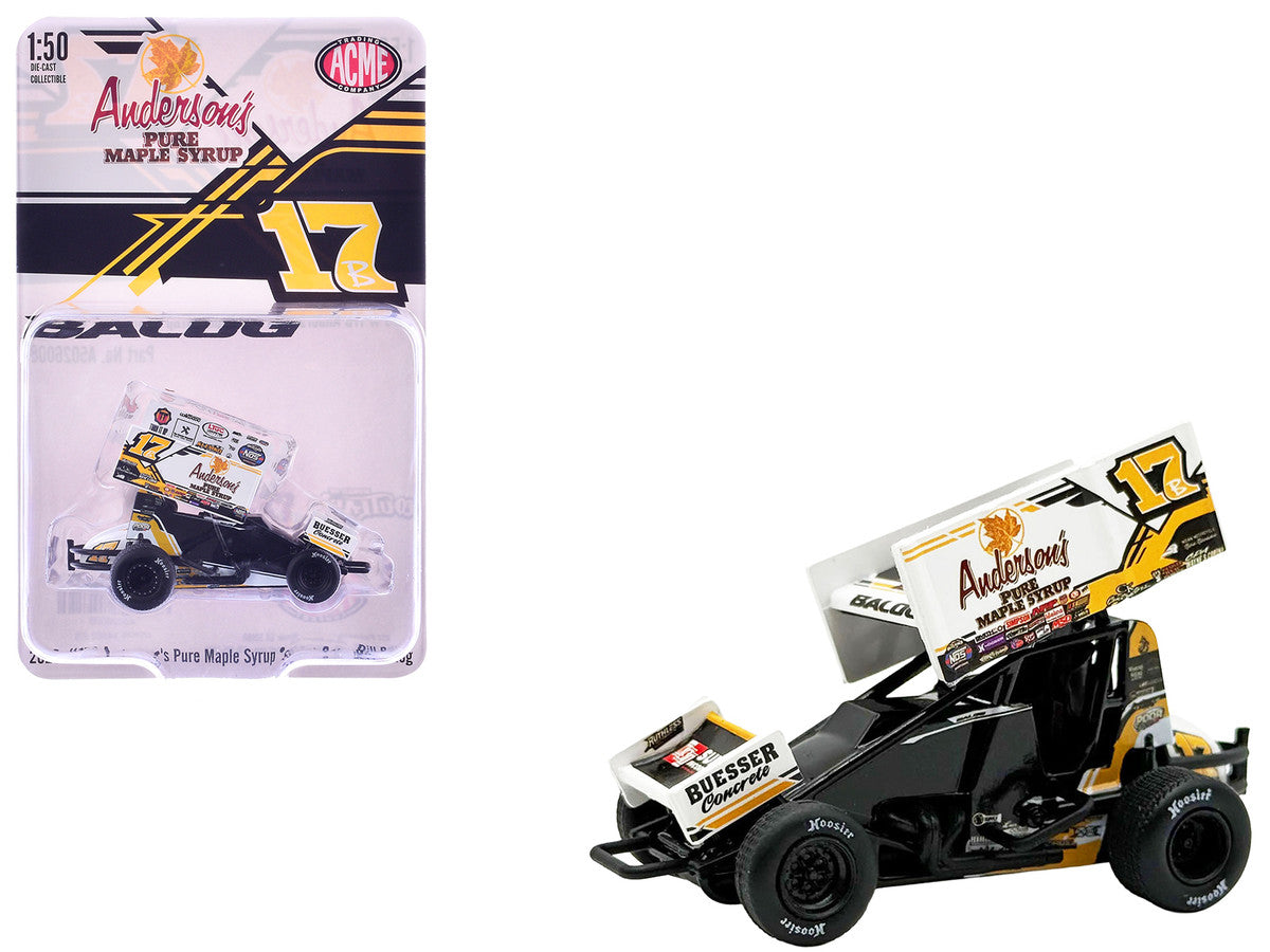 Winged Sprint Car #17B Bill Balog "Anderson's Pure Maple Syrup" (2026) 1/50 Diecast Model Car by ACME LuxuryLifeWay Online Store