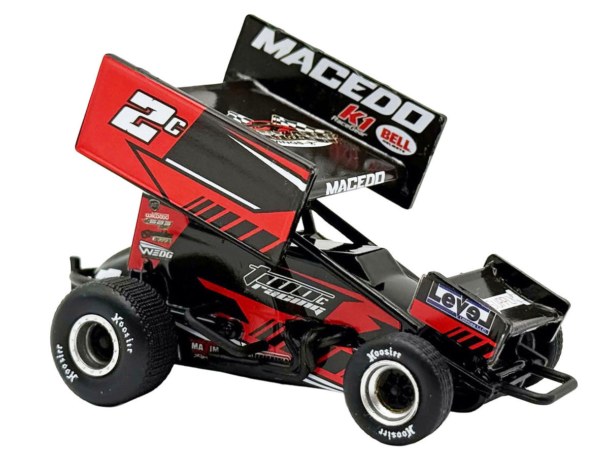 Winged Sprint Car #2C Cole Macedo "Two C Racing" (2026) 1/50 Diecast Model Car by ACME LuxuryLifeWay Online Store