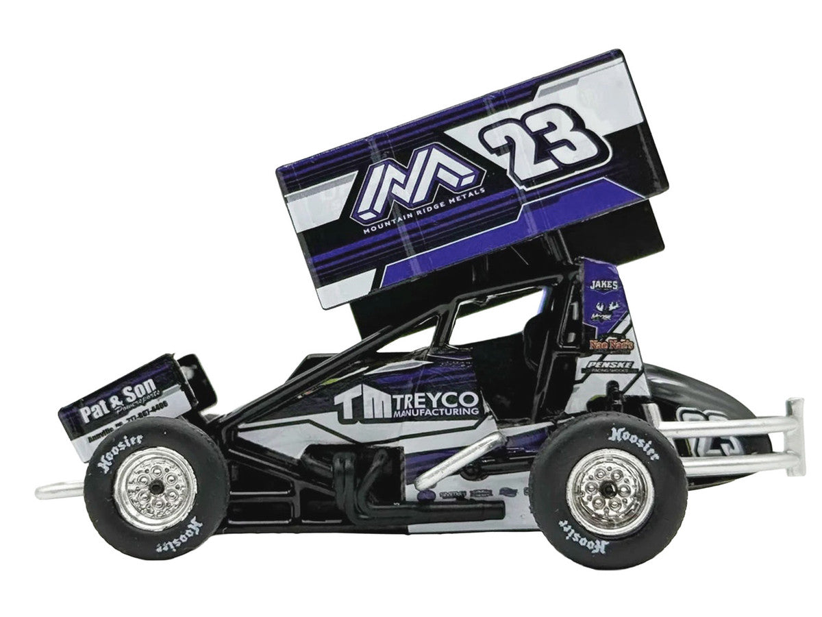 Winged Sprint Car #23 Chase Dietz "Treyco Manufacturing - Mountain Ridge Metals" (2026) 1/50 Diecast Model Car by ACME LuxuryLifeWay Online Store
