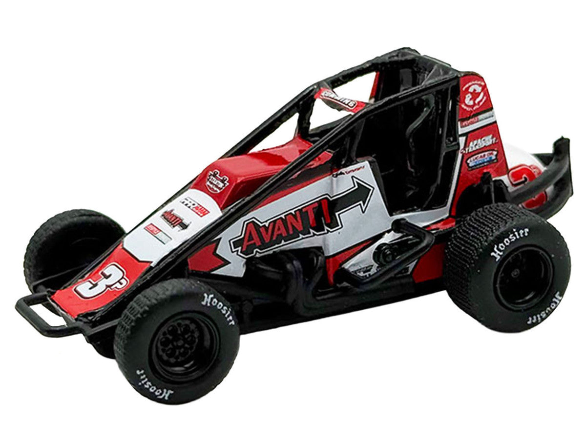 USAC Sprint Car #3P Kyle Cummins "Avanti" Champion "USAC Sprint Car National Championship" (2025) 1/64 Diecast Model Car by ACME LuxuryLifeWay Online Store