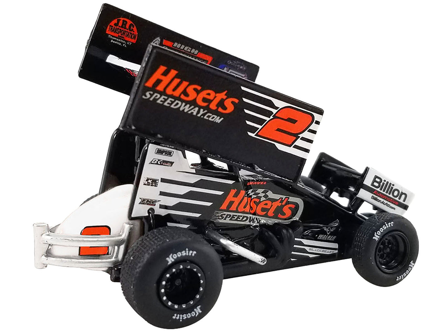 Winged Sprint Car #2 David Gravel "Huset's Speedway" Big Game Motorsports "World of Outlaws" (2022) 1/64 Diecast Model Car by ACME