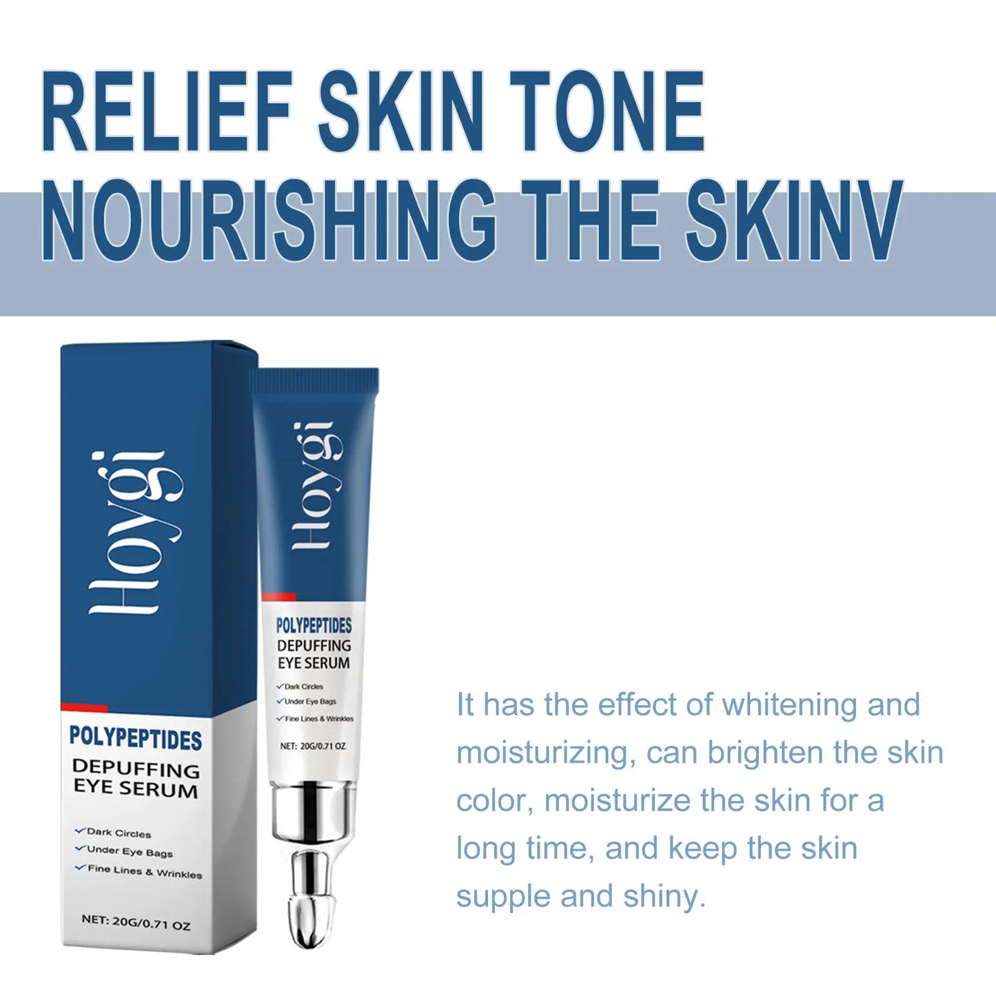 Moisturizing Eye Cream Dark Circle Remove Eye Bags Firm Skin Brighten Against Puffiness Eye Care Beauty Instant Eye Repair Serum Tri Light Beauty