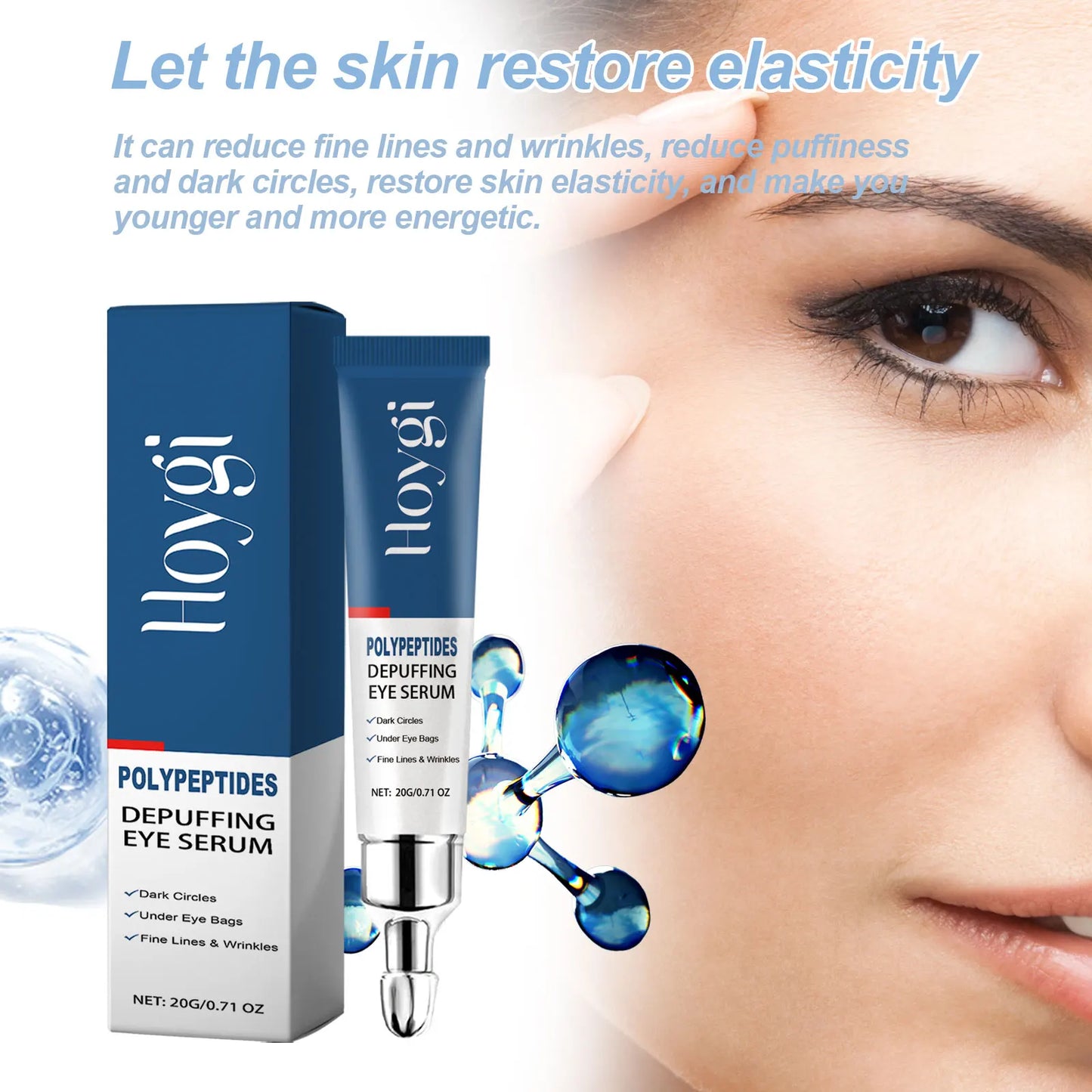 Moisturizing Eye Cream Dark Circle Remove Eye Bags Firm Skin Brighten Against Puffiness Eye Care Beauty Instant Eye Repair Serum Tri Light Beauty