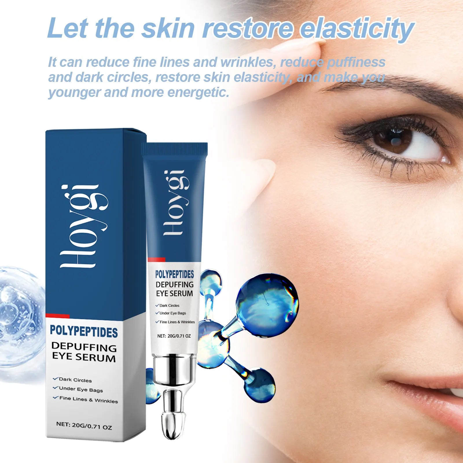 Moisturizing Eye Cream Dark Circle Remove Eye Bags Firm Skin Brighten Against Puffiness Eye Care Beauty Instant Eye Repair Serum Tri Light Beauty