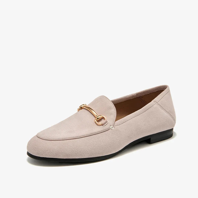 BEAUTODAY Dress Shoes Women Loafers Cow Leather Sheepskin Rubber Formal Business Suit Ladies 2025 Spring Autumn Handmade 27171 LadyShow.Store