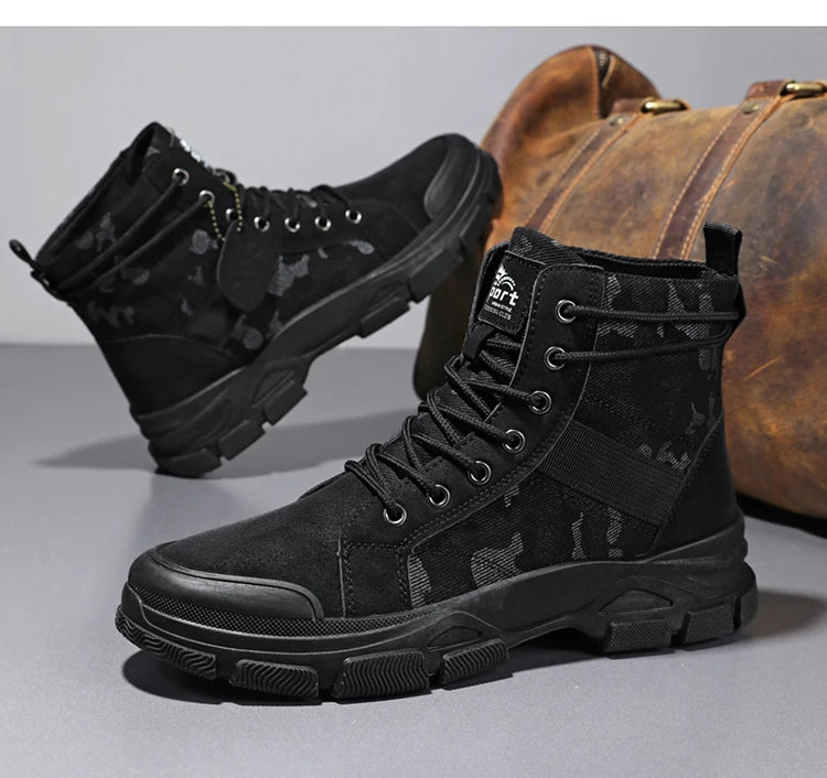 Men's Hiking Boots, Trendy and Versatile Running Shoes, Modern Sports-Style Design Outdoor Hiking Boots, Mountaineering Hiking Boots Pi-Mart