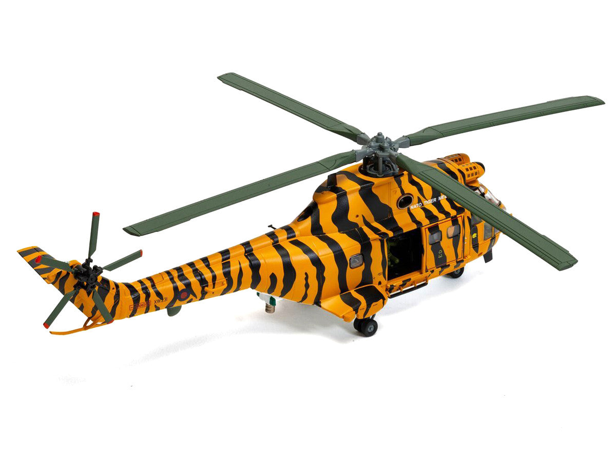 Westland Puma HC-1 Helicopter "No. 230 Squadron NATO Tiger Meet livery RIAT" (2005) Royal Air Force "The Aviation Archive" Series 1/72 Diecast Model by Corgi LuxuryLifeWay Online Store