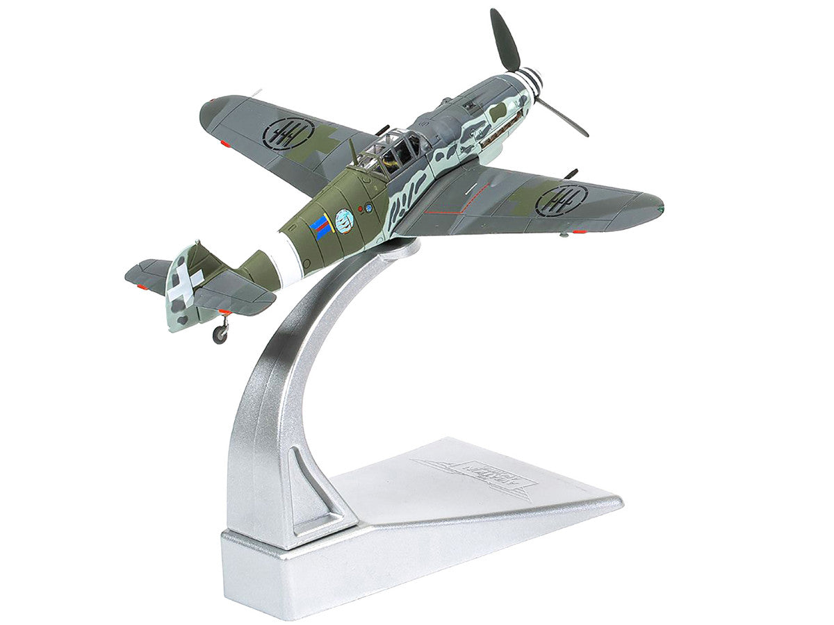 Messerschmitt Me109G-6 (Trop) Fighter Aircraft "Maggiore Antonio Vizzotto 150 Gruppo Gigi Tre Osei Regia Aeronautica Sicily" (July 1943) "The Aviation Archive" Series 1/72 Diecast Model by Corgi LuxuryLifeWay Online Store