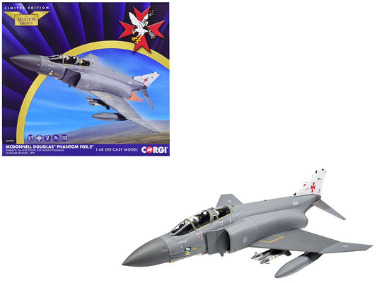 McDonnell Douglas Phantom FGR.2 Fighter Aircraft "#1435 Flight RAF Mount Pleasant Falkland Islands" (1991) Royal Air Force "The Aviation Archive" Series 1/48 Diecast Model by Corgi LuxuryLifeWay Online Store