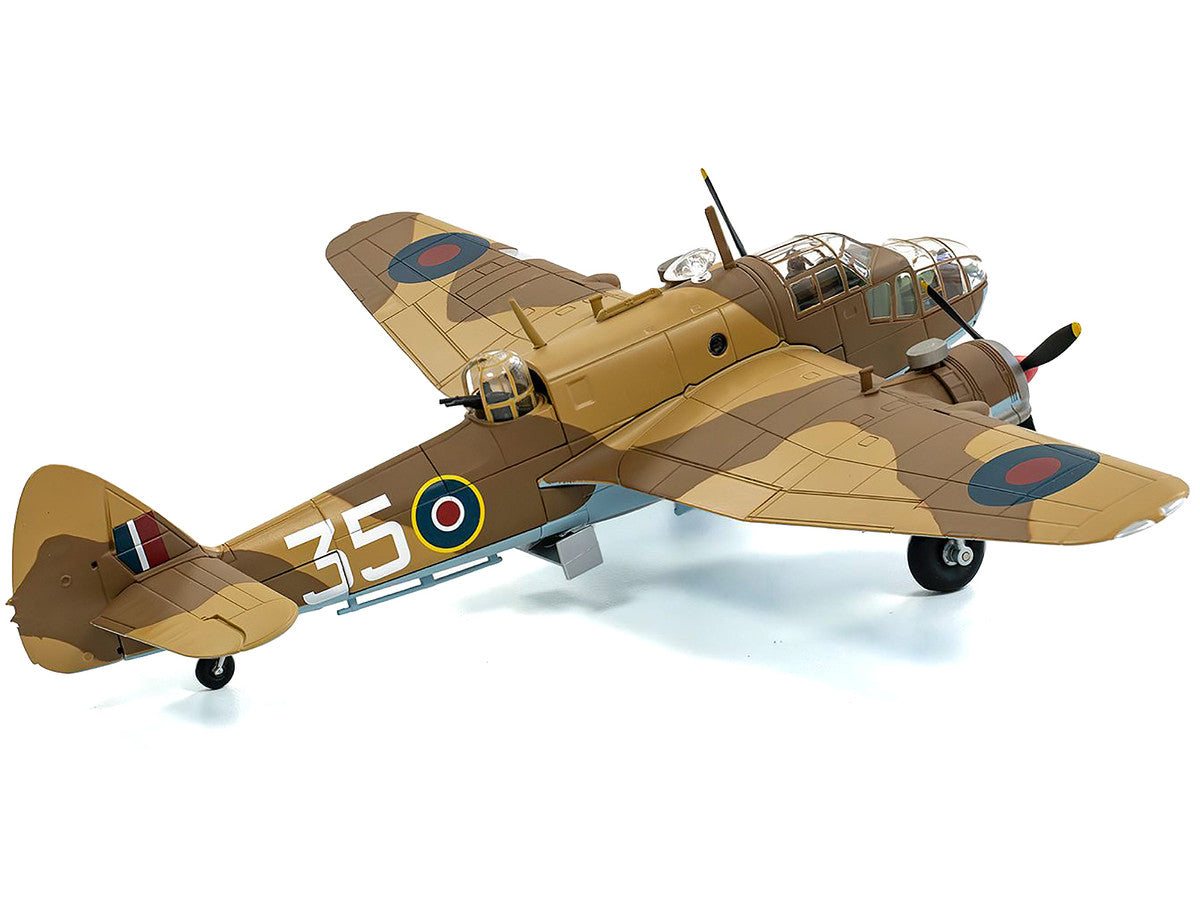 Bristol Beaufort MkIa Bomber Aircraft "EK979 Middle East Check and Conversion Unit" (1944) British Royal Air Force "The Aviation Archive" Series 1/72 Diecast Model by Corgi LuxuryLifeWay Online Store