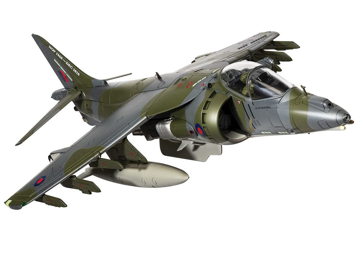 British Aerospace Harrier GR9A Aircraft "ZG506/P77 Ninja 1 RAF Cottesmore Final Flight Retirement Scheme" (2010) Royal Air Force "The Aviation Archive" Series 1/48 Diecast Model by Corgi LuxuryLifeWay Online Store
