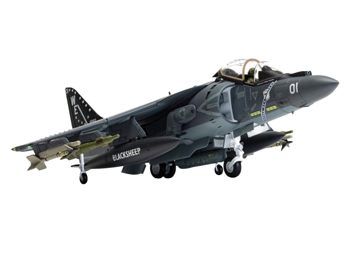 McDonnell Douglas AV-8B Harrier II Plus Aircraft "165001/01 VMA-214 Black Sheep MCAS Yuma" (2019) United States Marine Corps "The Aviation Archive" Series 1/48 Diecast Model by Corgi LuxuryLifeWay Online Store