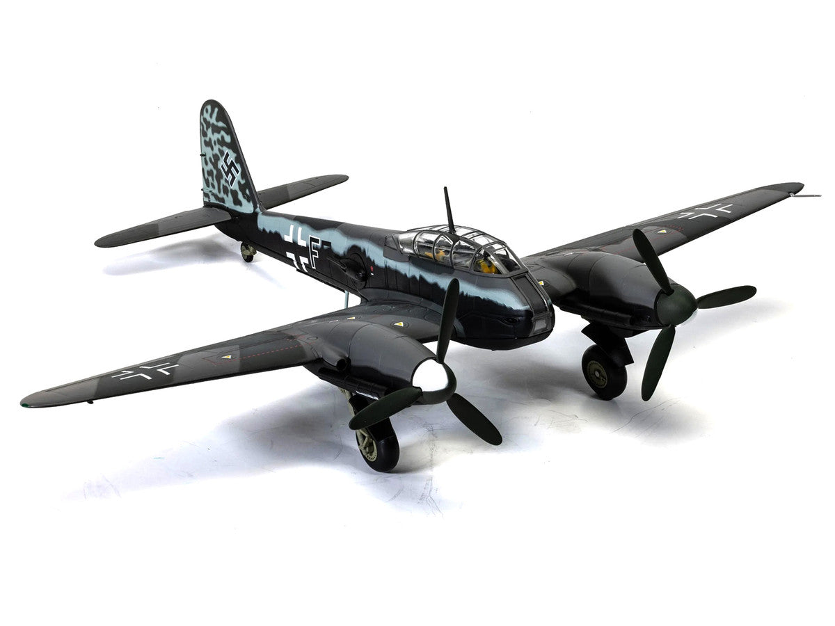 Messerschmitt Me 410A-1 Aircraft "U5+FE Lt. Rudolf Abrahamczik 14./KG.2 Laon-Athies Airfield France" (1943) German Luftwaffe "The Aviation Archive" Series 1/72 Diecast Model Car by Corgi LuxuryLifeWay Online Store
