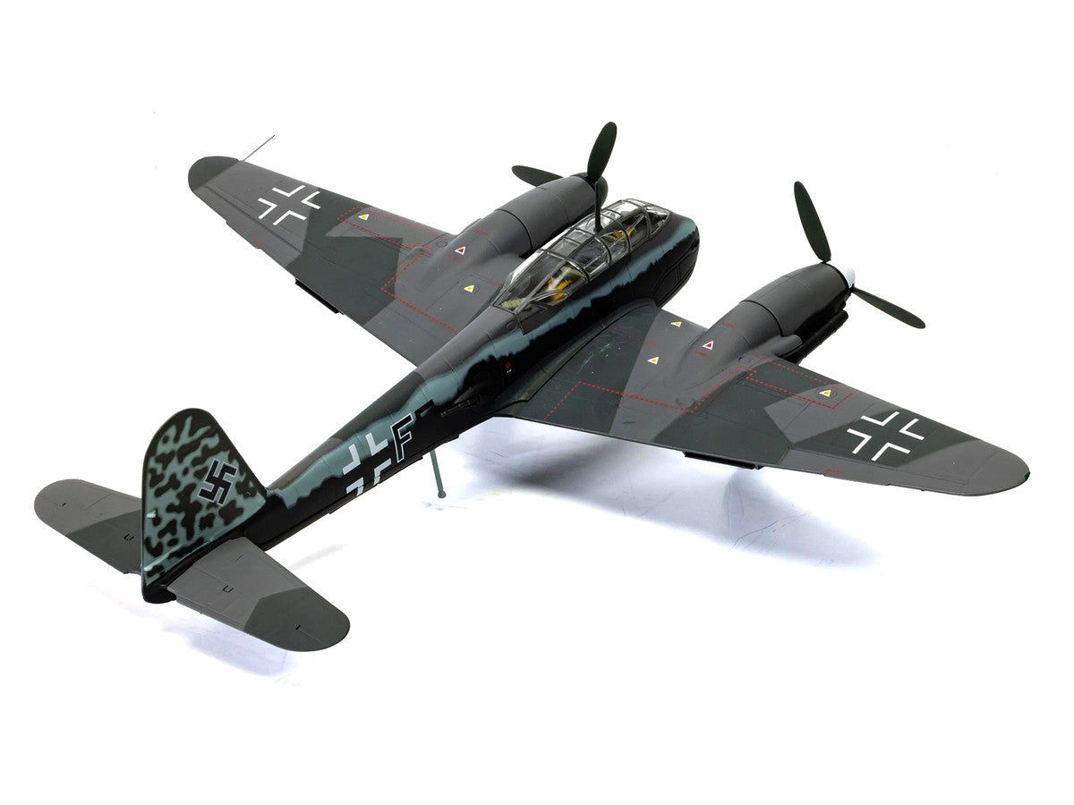 Messerschmitt Me 410A-1 Aircraft "U5+FE Lt. Rudolf Abrahamczik 14./KG.2 Laon-Athies Airfield France" (1943) German Luftwaffe "The Aviation Archive" Series 1/72 Diecast Model Car by Corgi LuxuryLifeWay Online Store