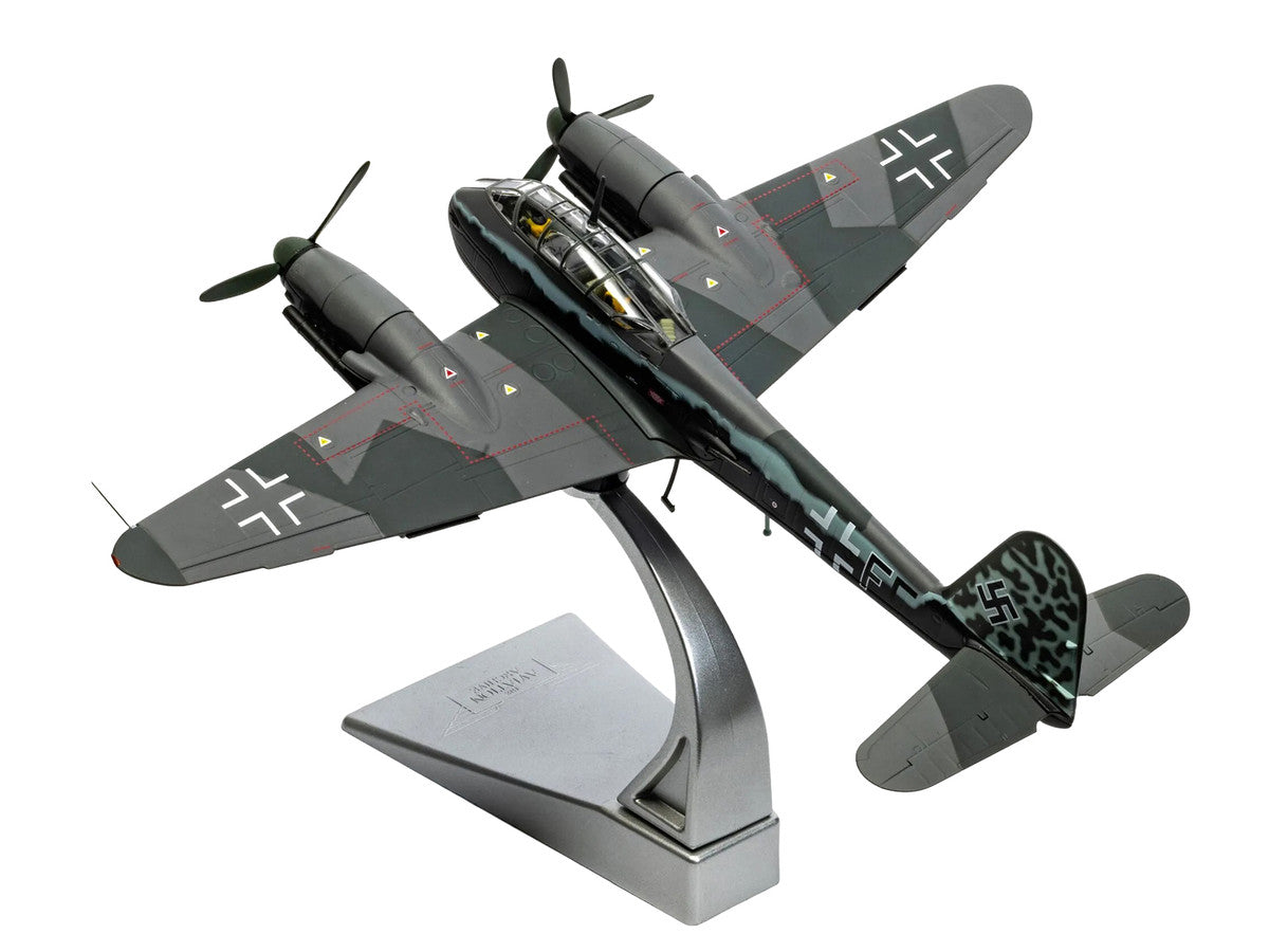 Messerschmitt Me 410A-1 Aircraft "U5+FE Lt. Rudolf Abrahamczik 14./KG.2 Laon-Athies Airfield France" (1943) German Luftwaffe "The Aviation Archive" Series 1/72 Diecast Model Car by Corgi LuxuryLifeWay Online Store