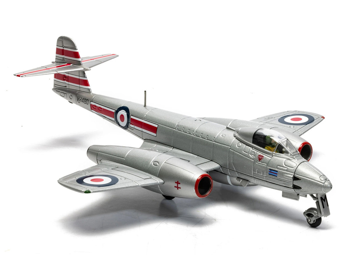 Gloster Meteor F.8 Aircraft "WH480/M Sqn Ldr John ‘Dusty’ Miller DFC No.41 Squadron Biggin Hill" (1951) Royal Air Force "The Aviation Archive" Series 1/72 Diecast Model Car by Corgi LuxuryLifeWay Online Store