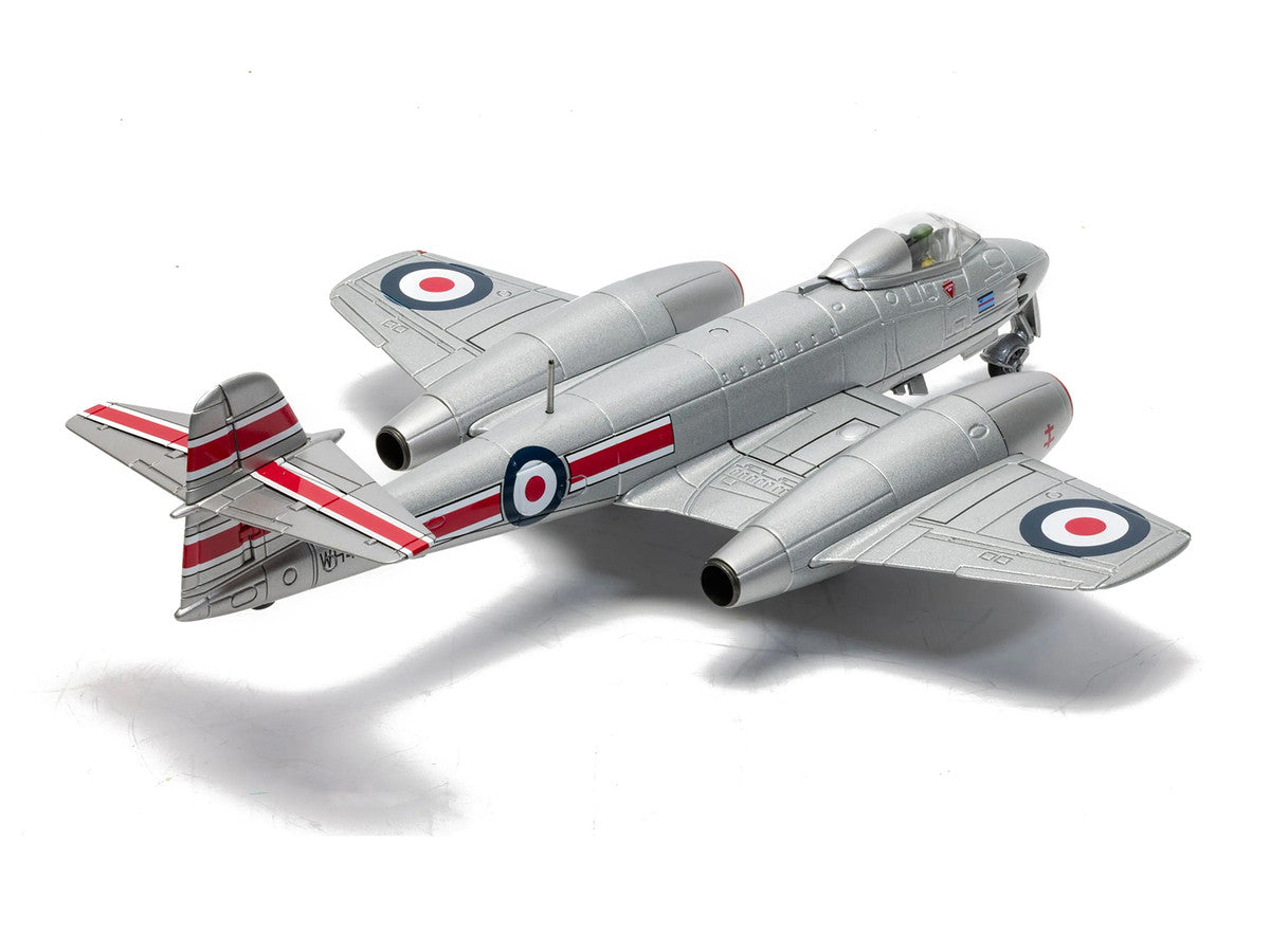Gloster Meteor F.8 Aircraft "WH480/M Sqn Ldr John ‘Dusty’ Miller DFC No.41 Squadron Biggin Hill" (1951) Royal Air Force "The Aviation Archive" Series 1/72 Diecast Model Car by Corgi LuxuryLifeWay Online Store
