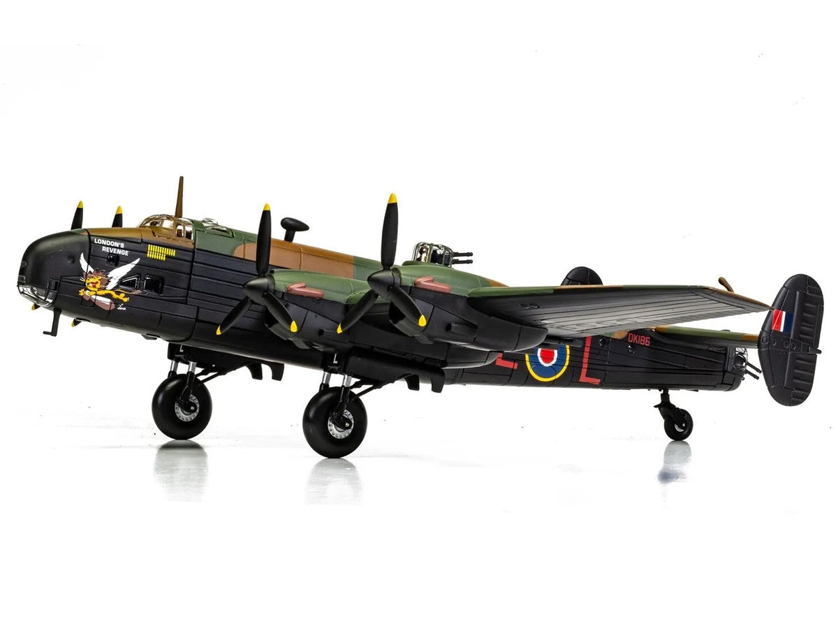 Handley Page Halifax MkV Bomber Aircraft "DK186 London’s Revenge - L for Lana No. 427 Squadron RAF Leeming" (1943) Royal Canadian Air Force "The Aviation Archive" Series 1/72 Diecast Model by Corgi LuxuryLifeWay Online Store