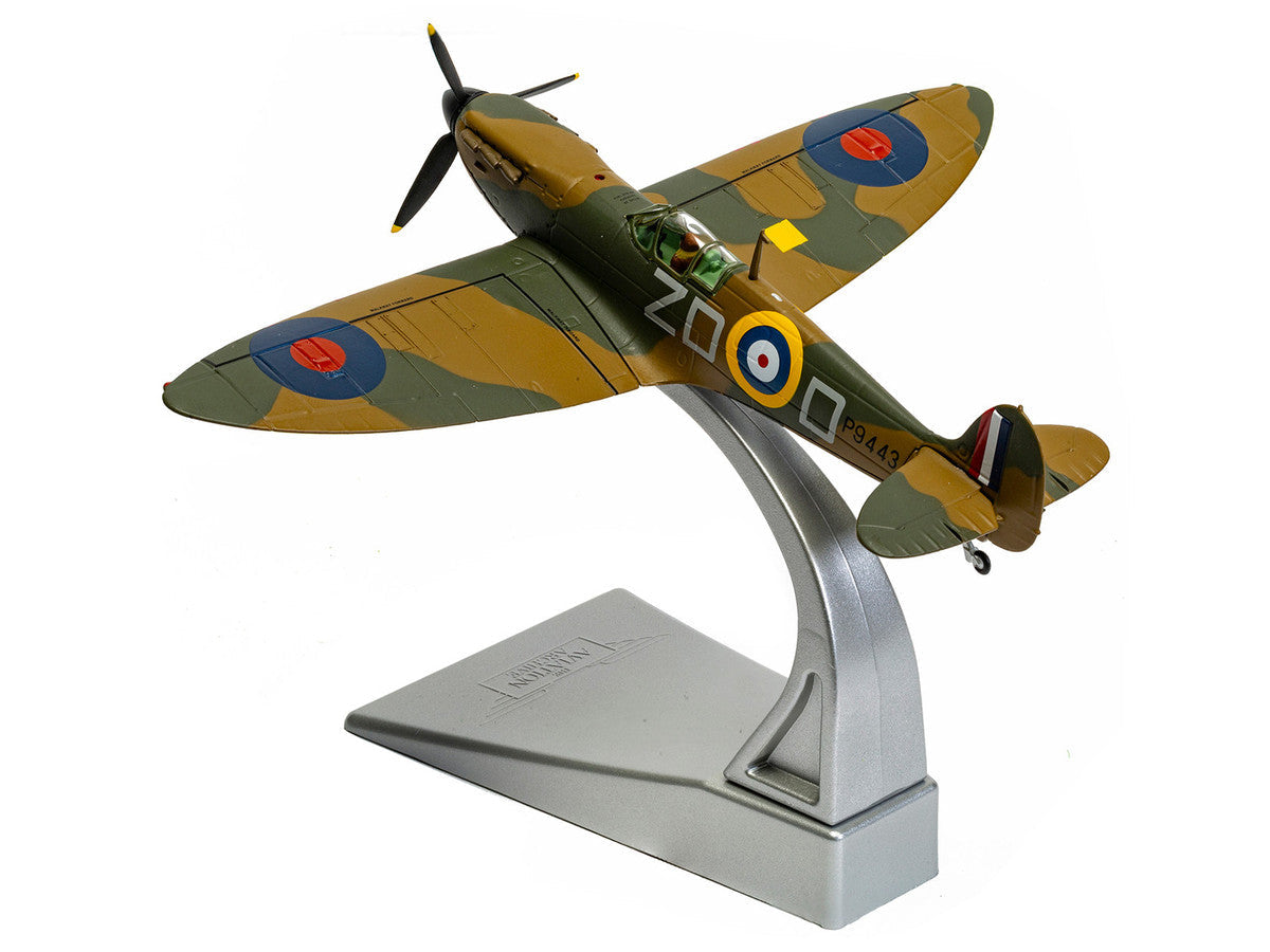 Supermarine Spitfire MkI Fighter Aircraft "P9443 ZD-D Flight Lieutenant Douglas Bader No. 222 Squadron Battle of Britain" (1940) Royal Air Force "The Aviation Archive" Series 1/72 Diecast Model by Corgi LuxuryLifeWay Online Store