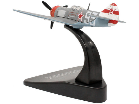 Lavochkin LA7 Fighter Plane Sergei Federovich Dolgushin 156th Fighter Regiment (1945) "Oxford Aviation" Series 1/72 Diecast Model Airplane by Oxford Diecast LuxuryLifeWay Online Store
