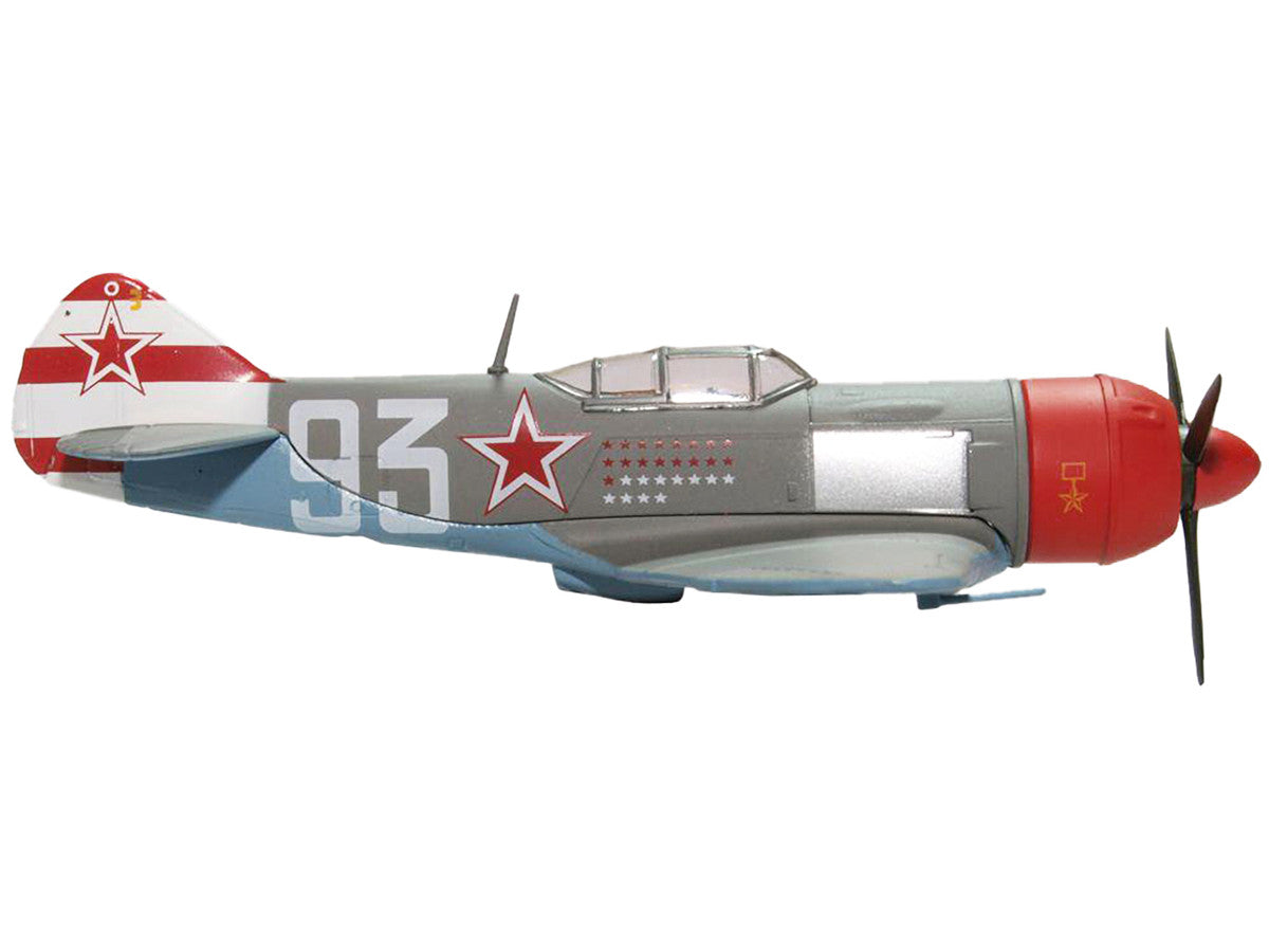 Lavochkin LA7 Fighter Plane Sergei Federovich Dolgushin 156th Fighter Regiment (1945) "Oxford Aviation" Series 1/72 Diecast Model Airplane by Oxford Diecast LuxuryLifeWay Online Store