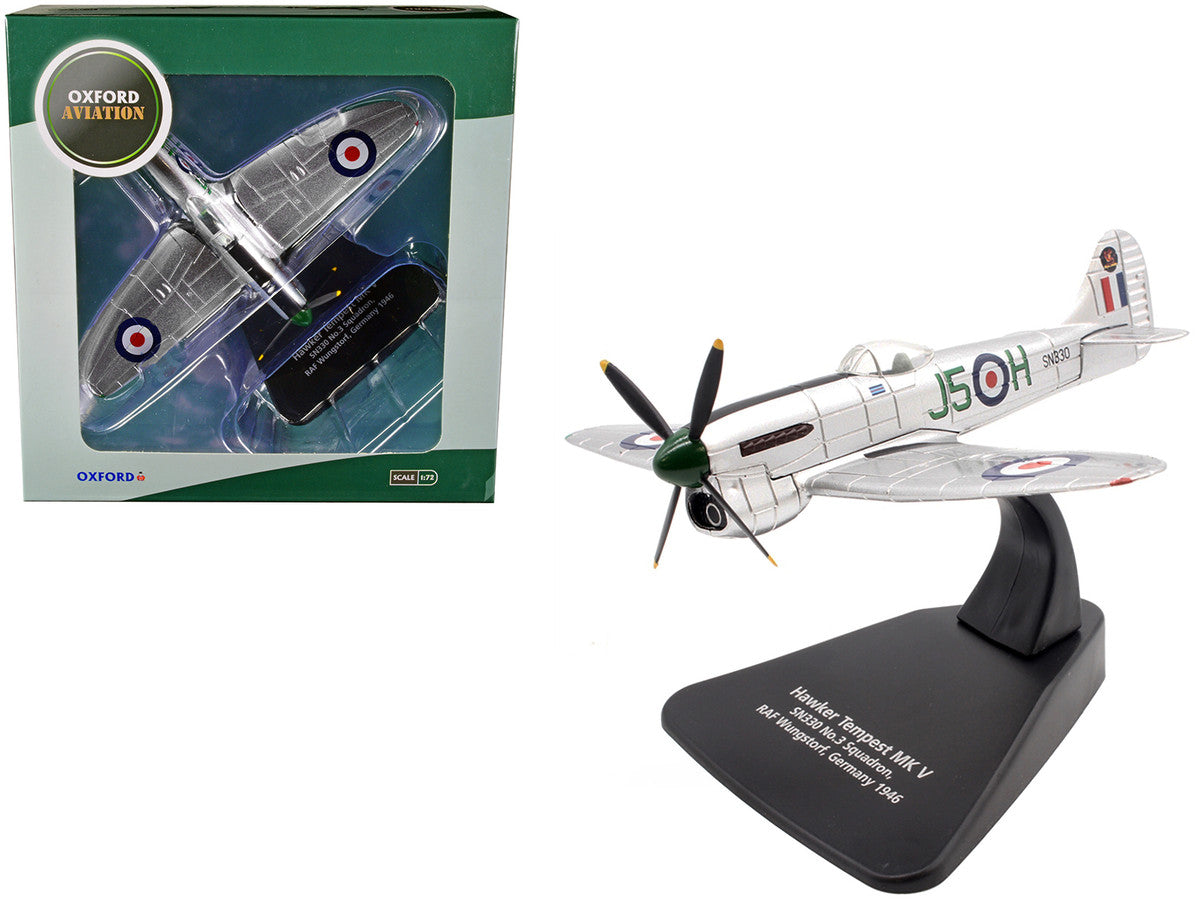 Hawker Tempest MK V Fighter Plane SN330 No.3 Squadron RAF Wunstorf Germany (1946) "Oxford Aviation" Series 1/72 Diecast Model Airplane by Oxford Diecast LuxuryLifeWay Online Store