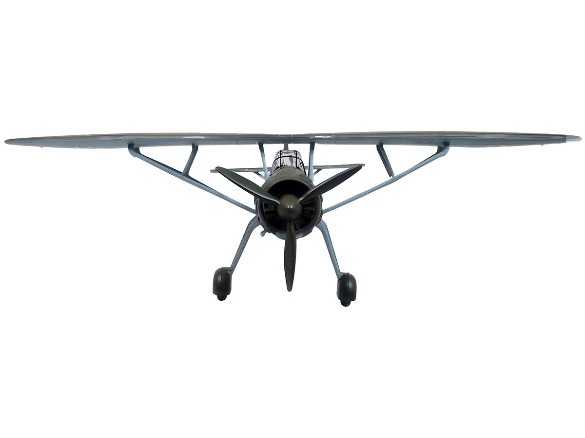 Henschel Hs 126 A-1 Reconnaissance Aircraft "Hannes Gaub Gerd Scroder 1.(H)/14 Invasion of Poland" (1939) German Luftwaffe "Oxford Aviation" Series 1/72 Diecast Model Airplane by Oxford Diecast LuxuryLifeWay Online Store