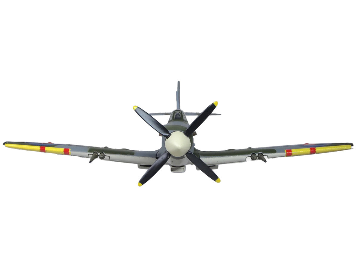 Supermarine Spitfire LF MK IXe Fighter Aircraft "TE565 10th (Czech) Fighter Squadron RAF Manston" Royal Air Force 1/72 Diecast Model Airplane by Oxford Diecast LuxuryLifeWay Online Store