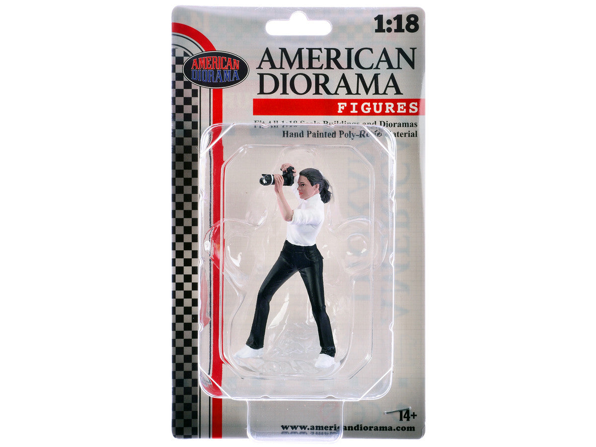 "Photographers" Figure #2 for 1/18 Scale Models by American Diorama LuxuryLifeWay Online Store