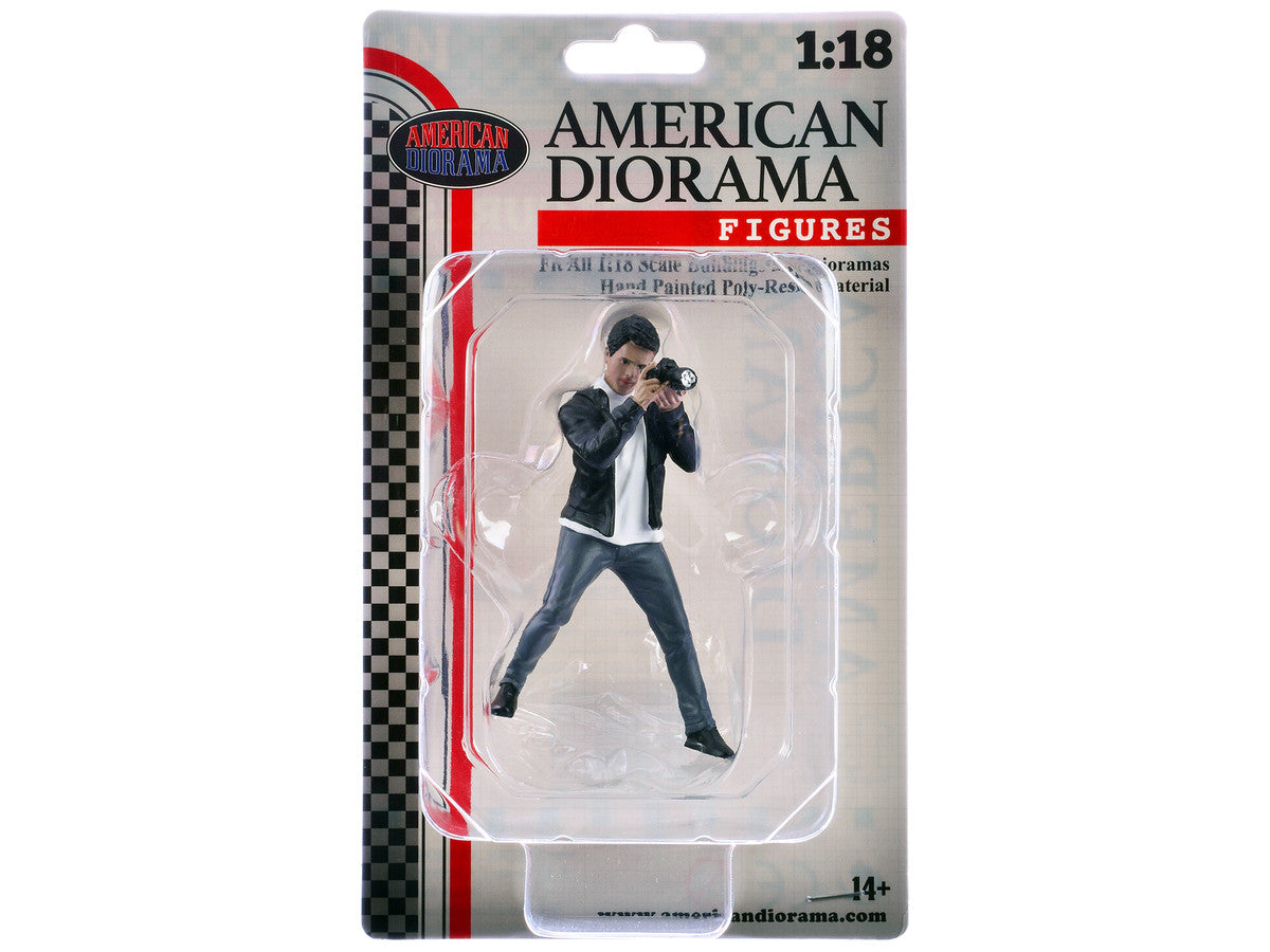 "Photographers" Figure #6 for 1/18 Scale Models by American Diorama LuxuryLifeWay Online Store