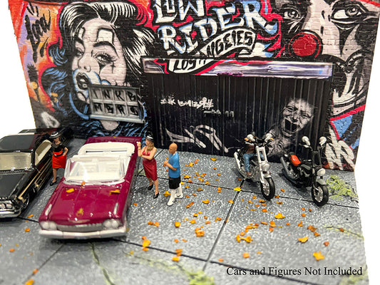 "American Diorama X INK BMBRS - LA Lowrider" Street Art Diorama for 1/64 Scale Models by American Diorama LuxuryLifeWay Online Store