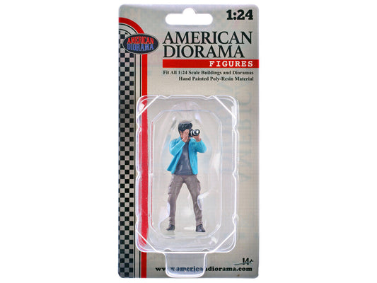 "Photographers" Figure #1 for 1/24 Scale Models by American Diorama LuxuryLifeWay Online Store