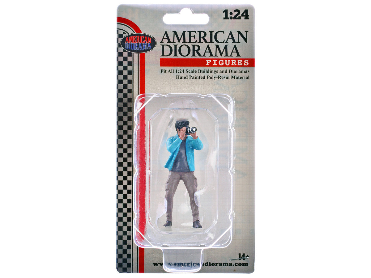 "Photographers" Figure #1 for 1/24 Scale Models by American Diorama LuxuryLifeWay Online Store