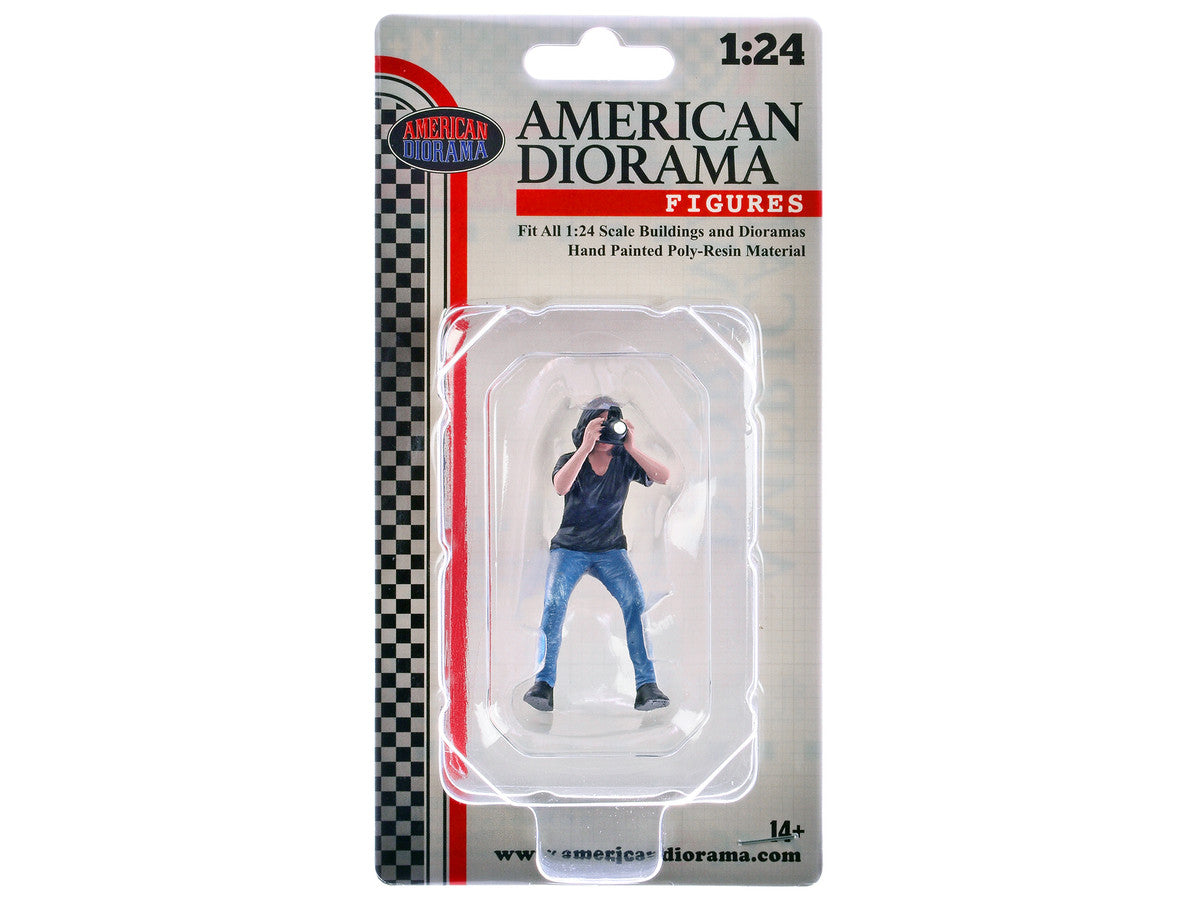 "Photographers" Figure #4 for 1/24 Scale Models by American Diorama LuxuryLifeWay Online Store
