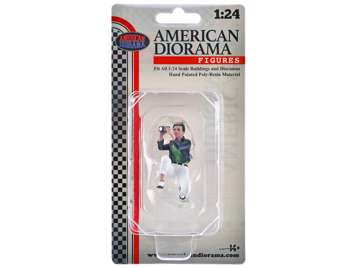 "Photographers" Figure #5 for 1/24 Scale Models by American Diorama LuxuryLifeWay Online Store