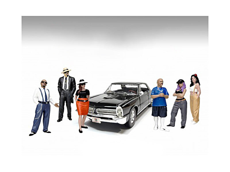 "Hanging Out 3" 6 piece Figure Set for 1/18 Scale Models by American Diorama LuxuryLifeWay Online Store