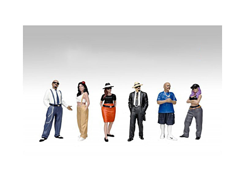 "Hanging Out 3" 6 piece Figure Set for 1/18 Scale Models by American Diorama LuxuryLifeWay Online Store