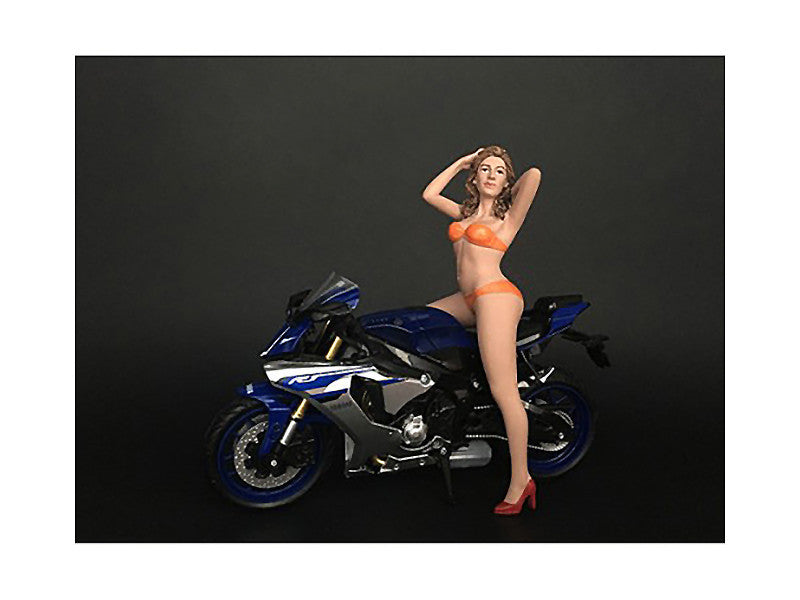 Hot Bike Model Cindy Figurine for 1/12 Scale Motorcycle Models by American Diorama LuxuryLifeWay Online Store