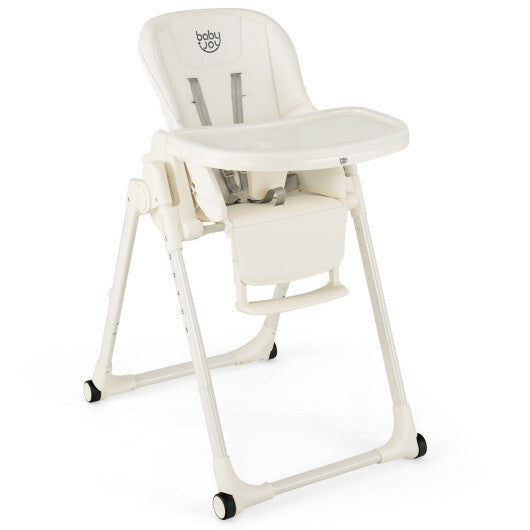 4-in-1 Baby High Chair with 6 Adjustable Heights-Gray LuxuryLifeWay Online Store
