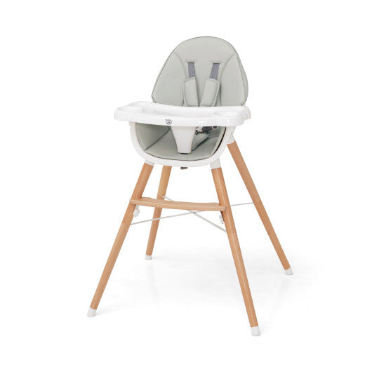 Baby High Chair with Dishwasher Safe Tray-Beige LuxuryLifeWay Online Store