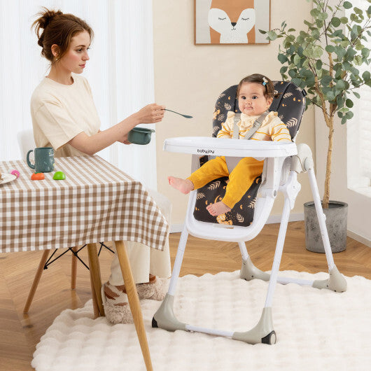 3-In-1 Convertible Baby High Chair for Toddlers-Dark Brown - Color: Dark Brown LuxuryLifeWay Online Store