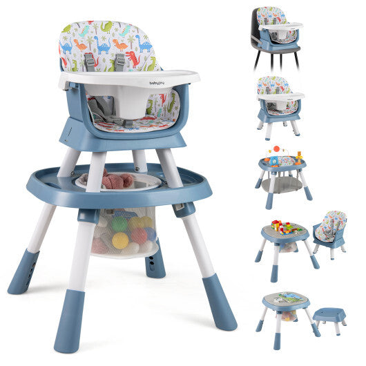 16-in-1 Baby High Chair with Activity Center and Booster Seat for Babies and Toddlers-Celadon - Color: Green LuxuryLifeWay Online Store
