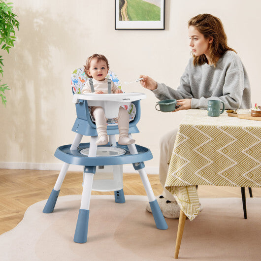 16-in-1 Baby High Chair with Activity Center and Booster Seat for Babies and Toddlers-Celadon - Color: Green LuxuryLifeWay Online Store