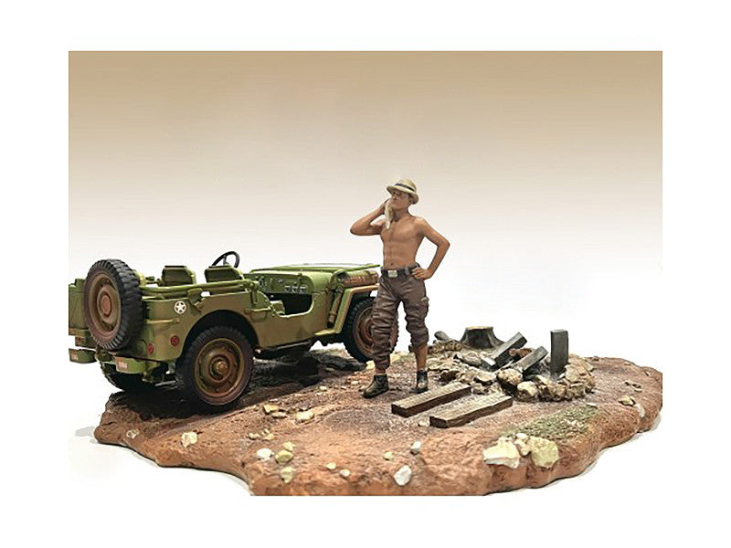 "4X4 Mechanic" Figure 1 for 1/18 Scale Models by American Diorama LuxuryLifeWay Online Store