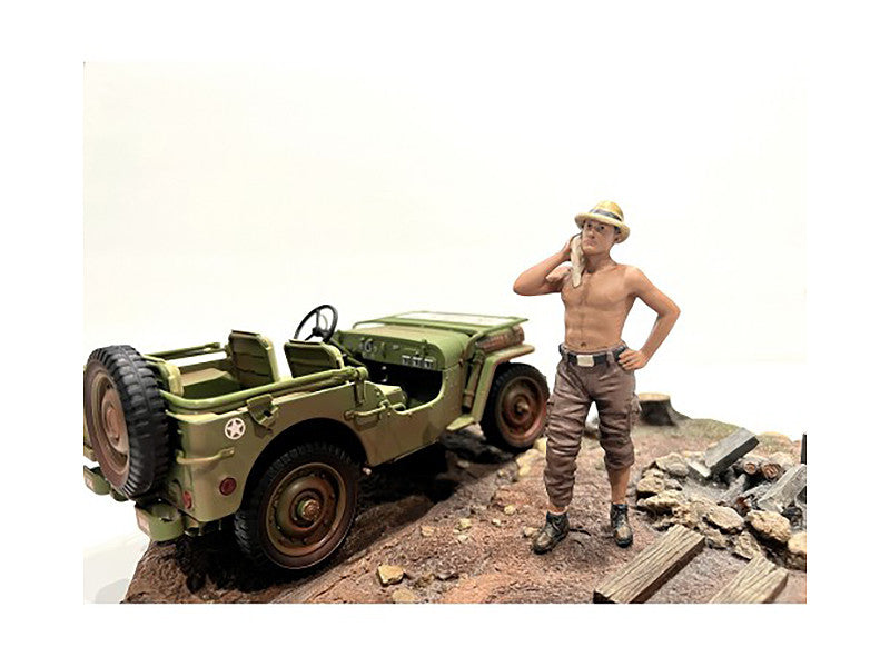 "4X4 Mechanic" Figure 1 for 1/18 Scale Models by American Diorama LuxuryLifeWay Online Store