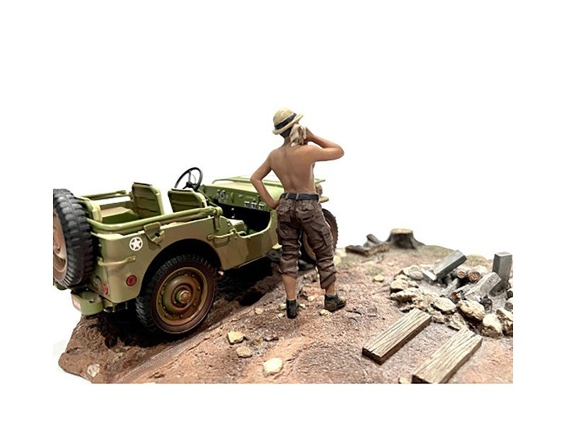 "4X4 Mechanic" Figure 1 for 1/18 Scale Models by American Diorama LuxuryLifeWay Online Store